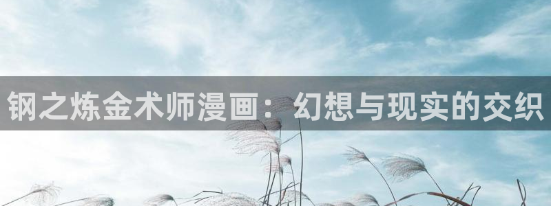 汗汗漫画网：钢之炼金术师漫画：幻想与现实的交织